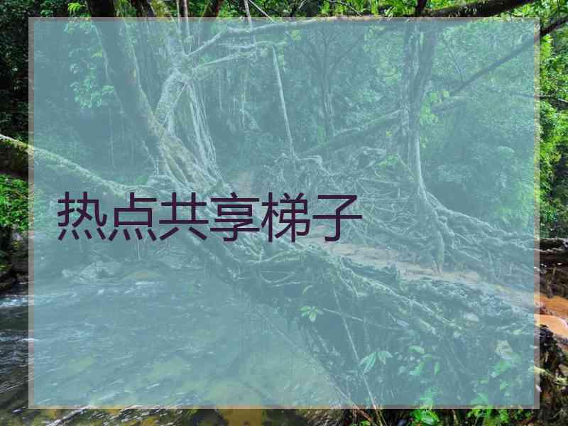 热点共享梯子 热点共享梯子