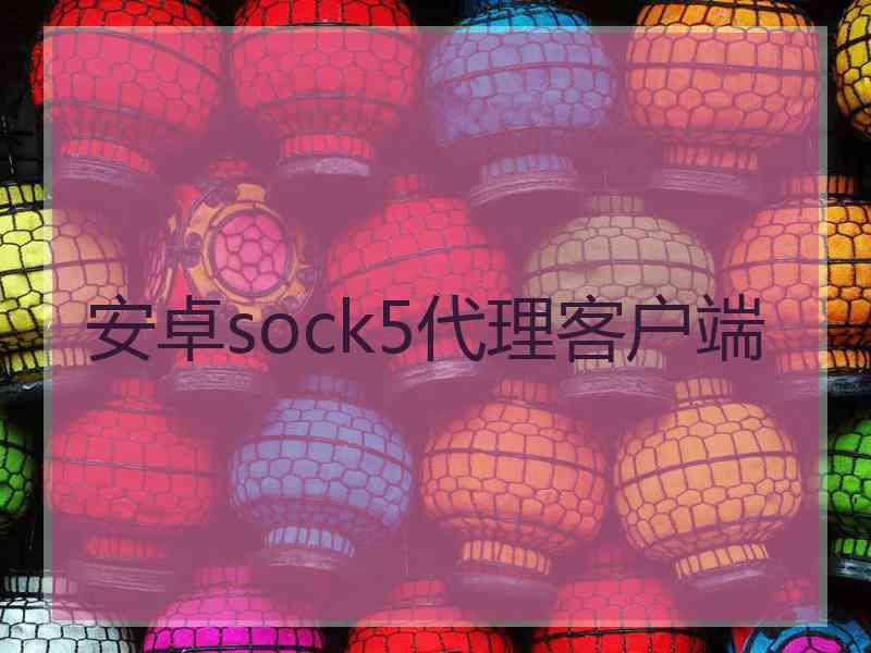 安卓sock5代理客户端