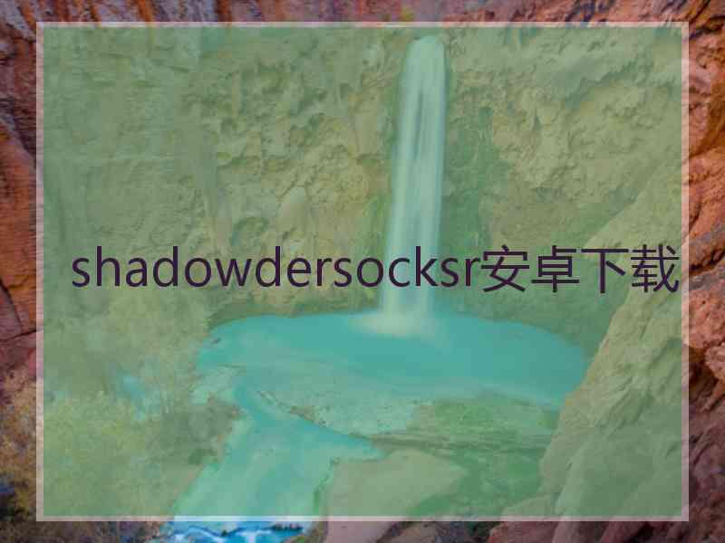 shadowdersocksr安卓下载