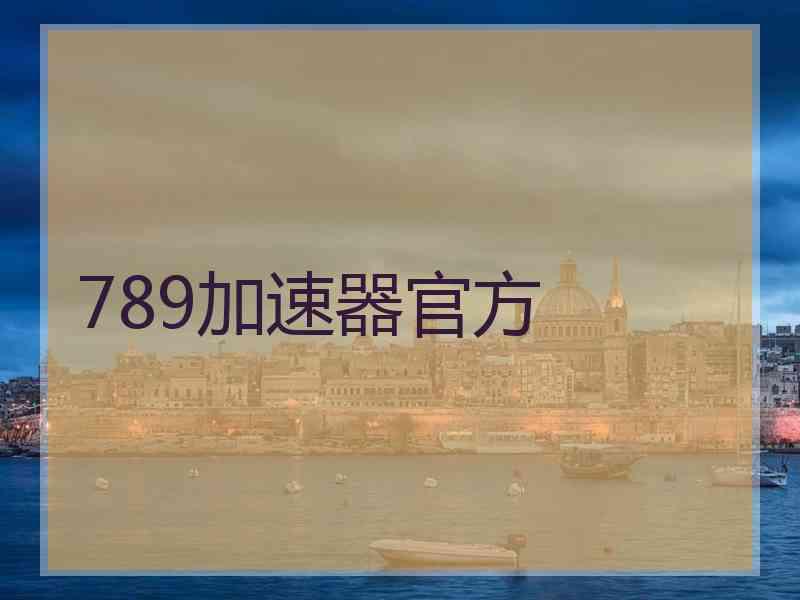789加速器官方