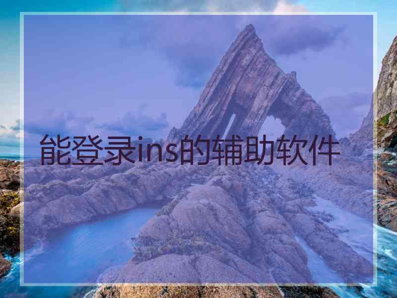 能登录ins的辅助软件