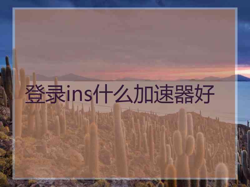 登录ins什么加速器好