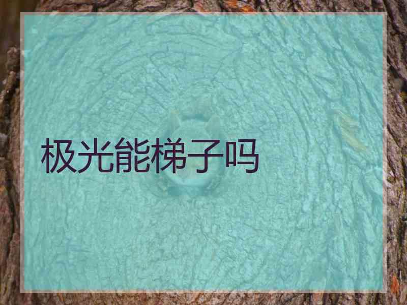 极光能梯子吗
