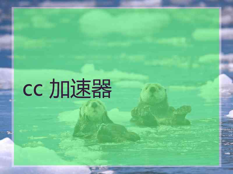 cc 加速器