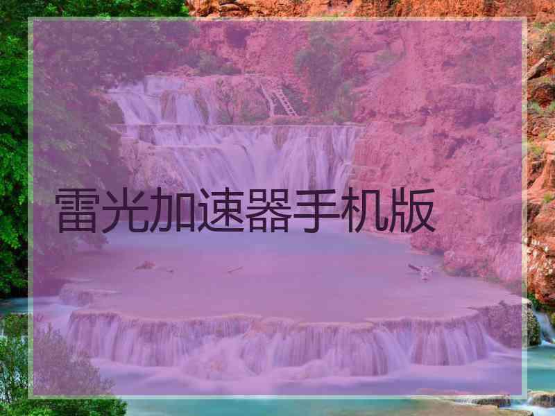 雷光加速器手机版