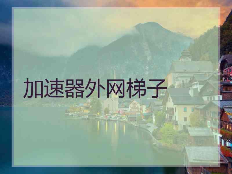 加速器外网梯子