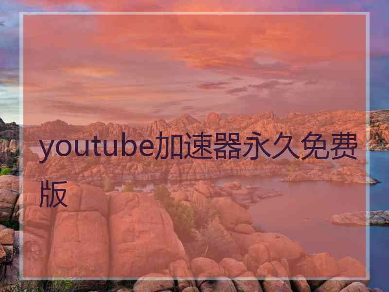 youtube加速器永久免费版