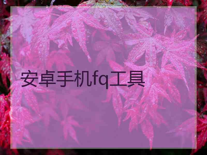 安卓手机fq工具