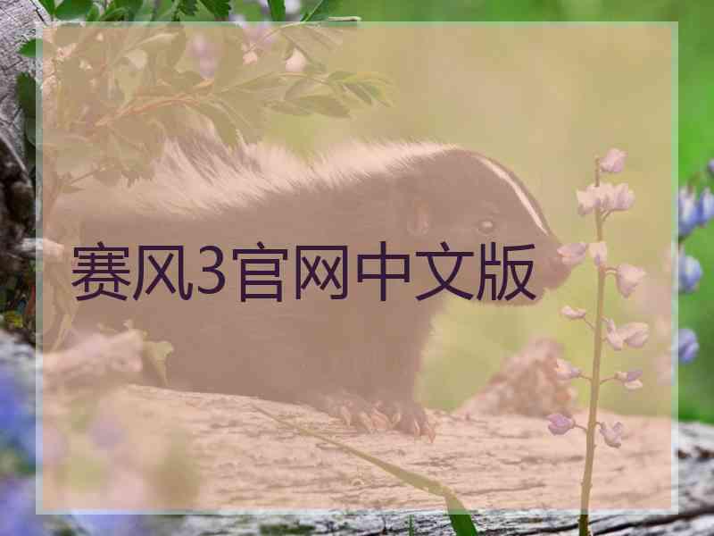 赛风3官网中文版