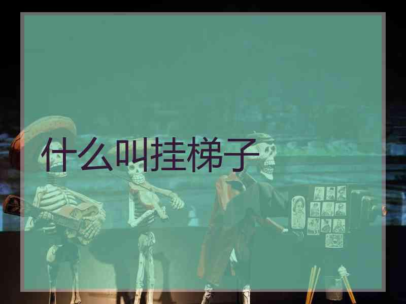 什么叫挂梯子