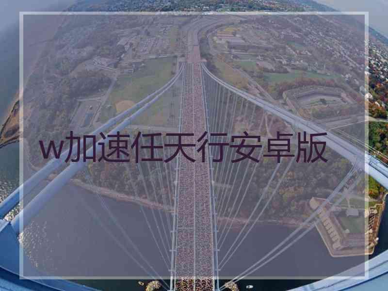 w加速任天行安卓版