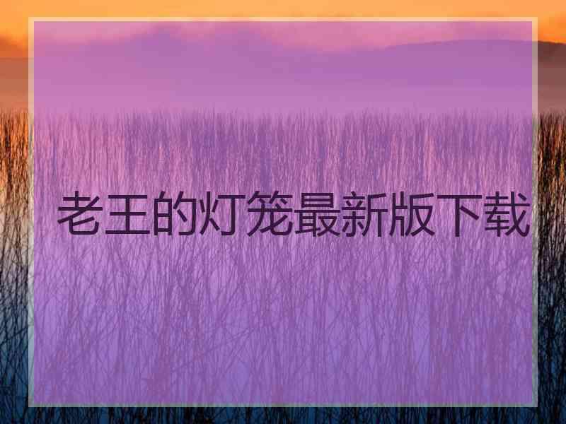 老王的灯笼最新版下载