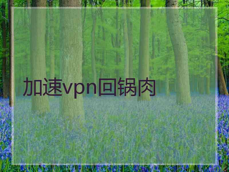 加速vpn回锅肉