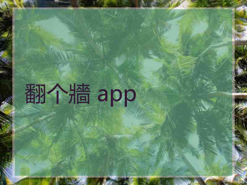 翻个牆 app