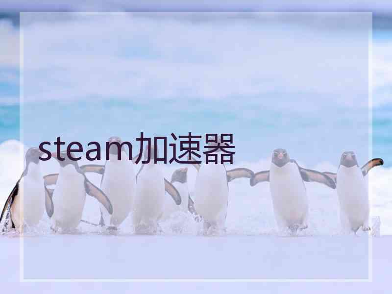 steam加速器