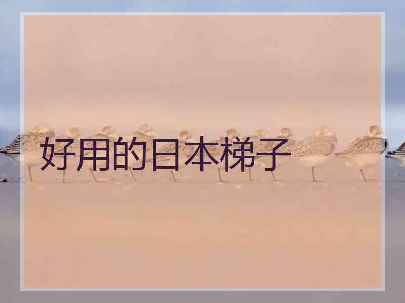 好用的日本梯子