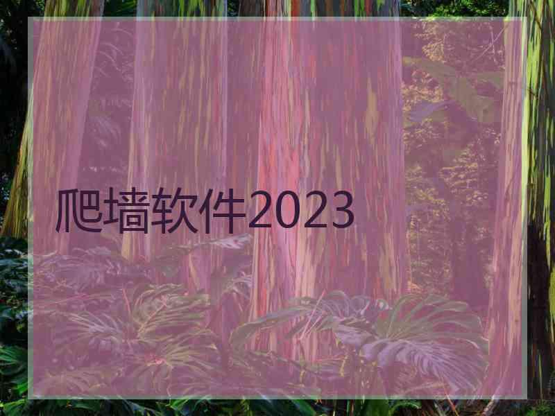 爬墙软件2023