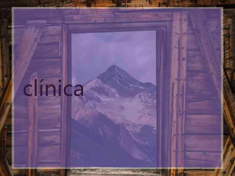 clínica