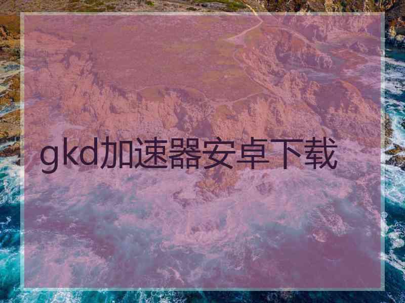 gkd加速器安卓下载