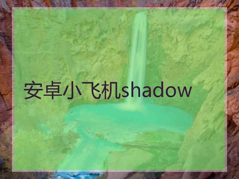 安卓小飞机shadow
