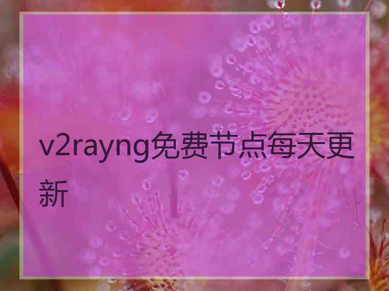 v2rayng免费节点每天更新